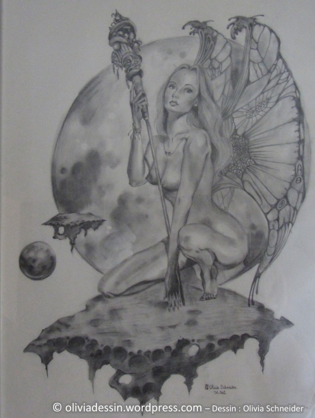 La femme papillon - Artiste Olivia Schneider